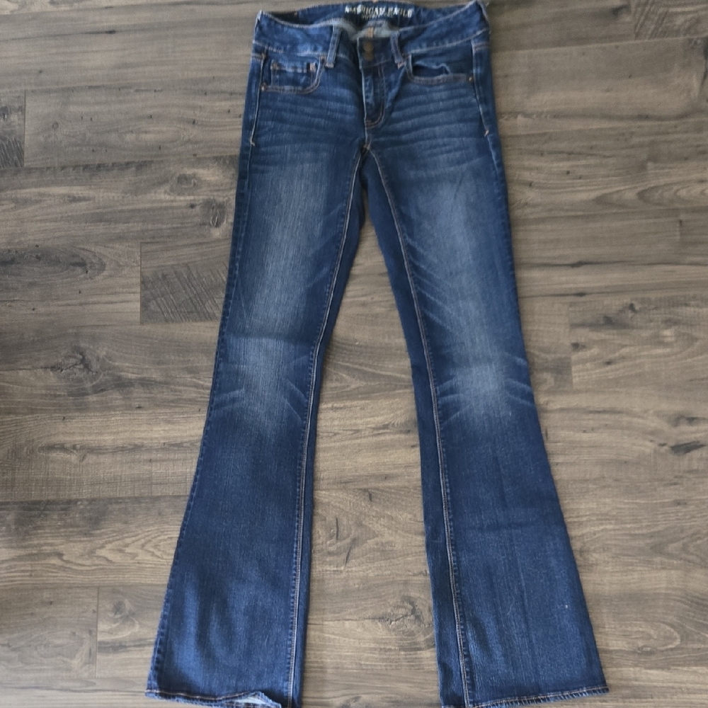 American Eagle Outfitters Medium Blue Flare Jeans